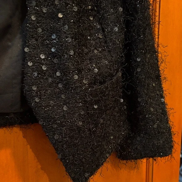 NWT Ann Taylor LOFT Women's Black Textured Blazer Size 8 - Picture 11 of 12